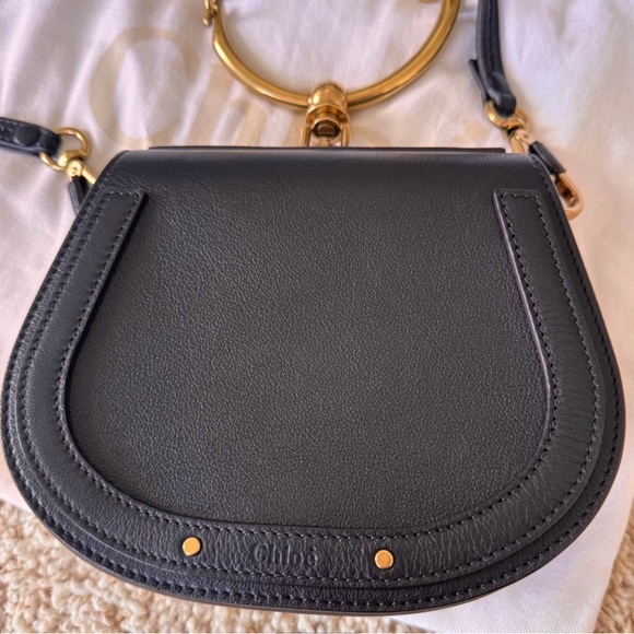 Chloe Calfskin Suede Nile Small Bracelet Bag - Picture 3 of 7